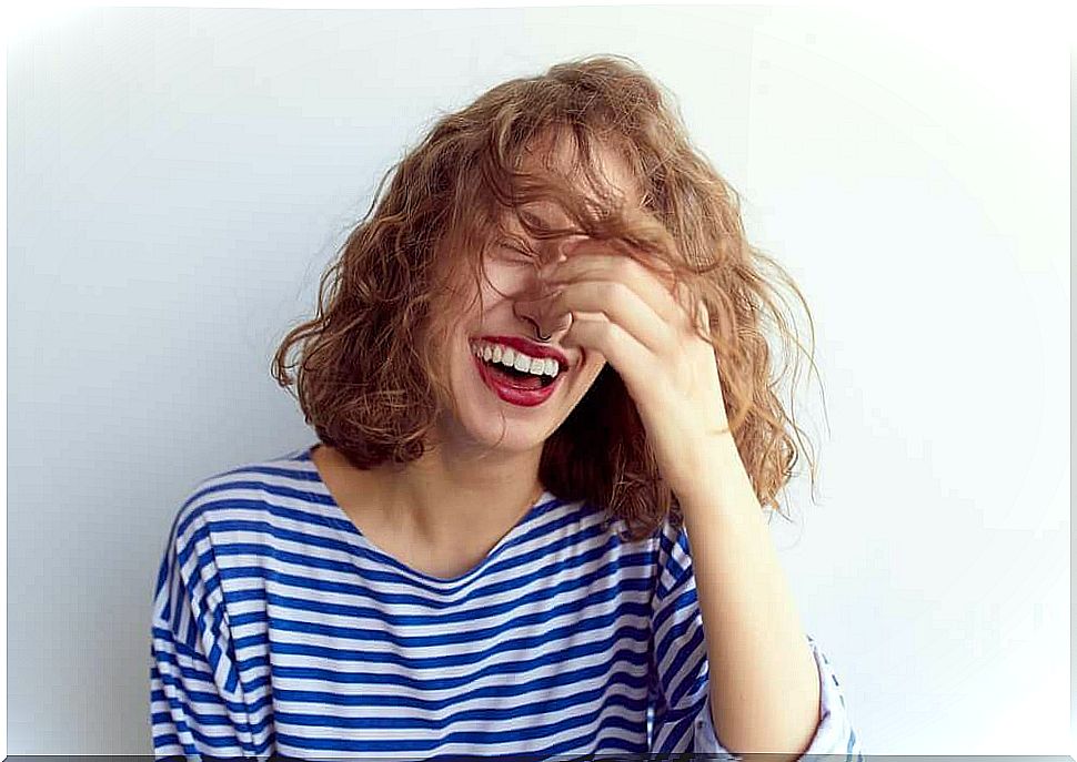 Laughing can relieve anxiety.