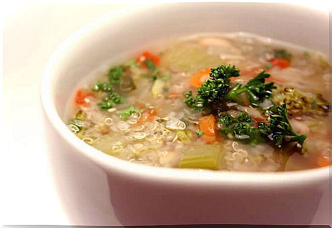 You can enjoy a variety of soups - one of which is an energizing soup.