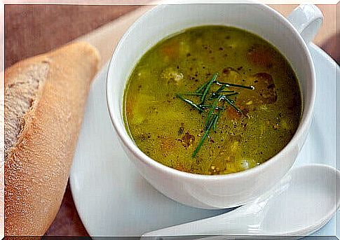 This soup helps to improve blood circulation.