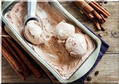 Low-fat cinnamon ice cream: 2 delicious recipes