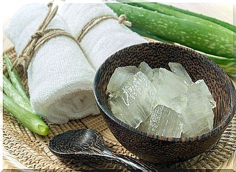 Aloe Vera helps moisturize the scalp.