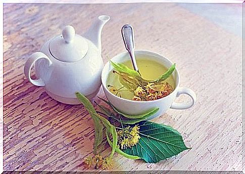 relieve hot flashes with lime blossom tea