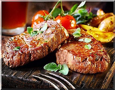 relieve low blood pressure by eating meat