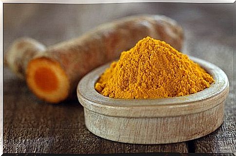 open nasal congestion with turmeric powder