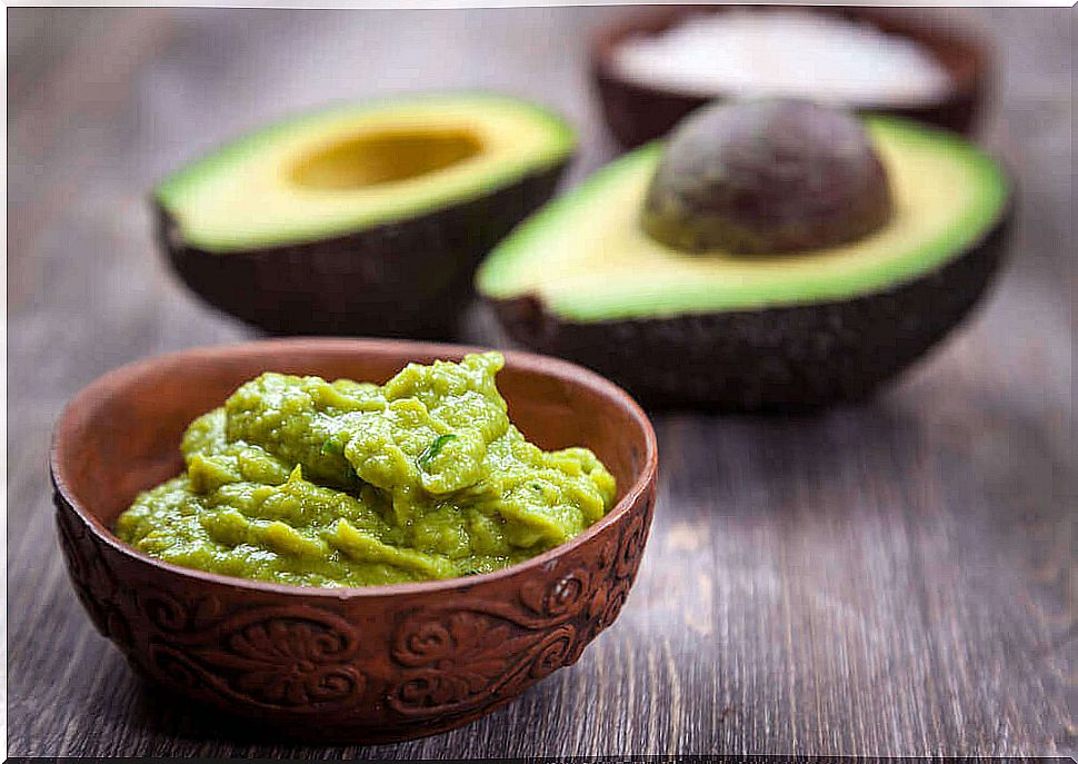 Homemade guacamole is easy to prepare.